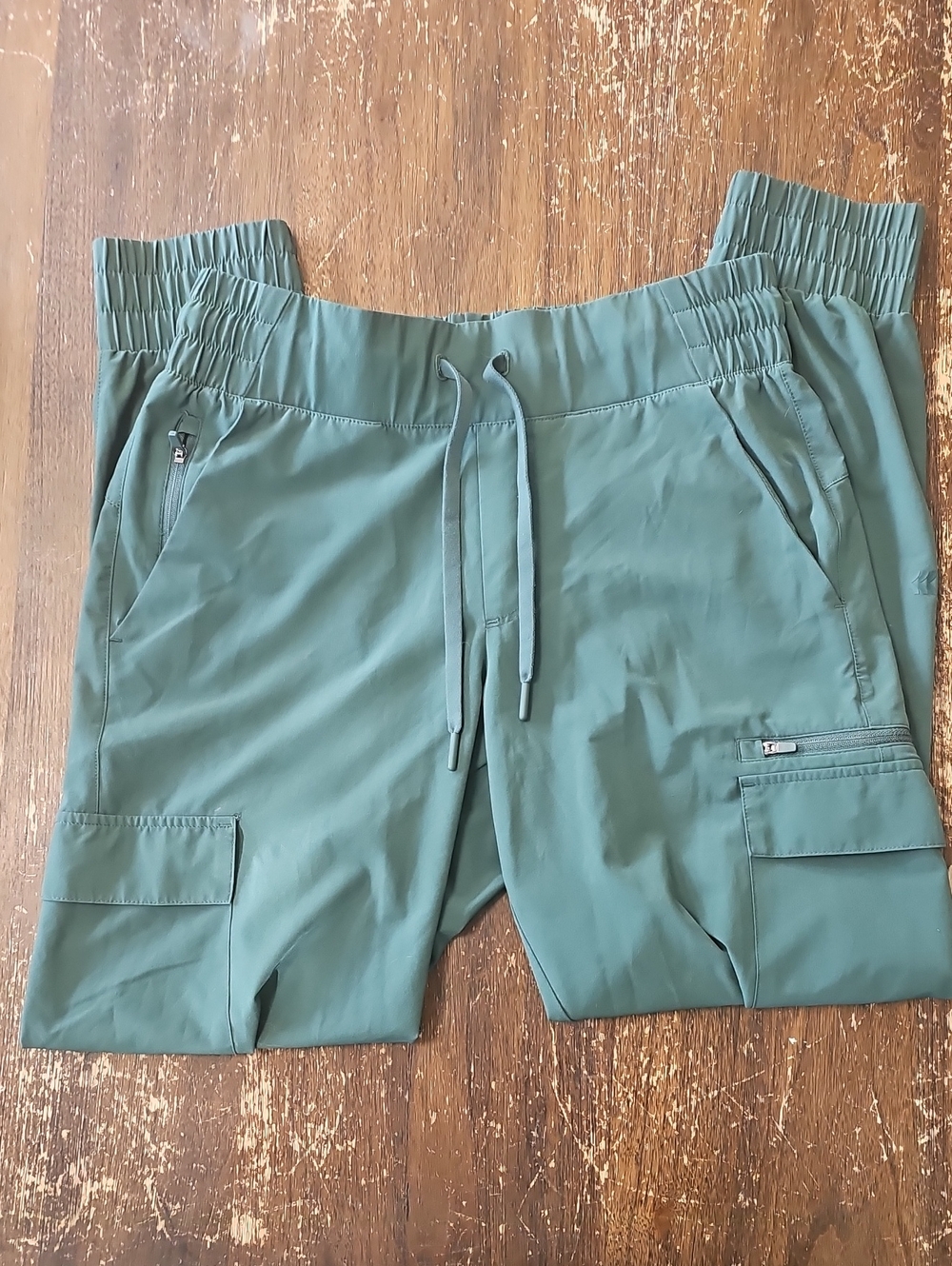 all in motion Olive Green Cargo Jogger Pants with Drawstring